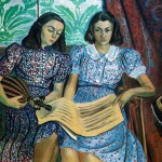 G. Severini, Le figlie di Ugo Giannattasio, huile sur toile. 1942. Madd Nelson est à droite.